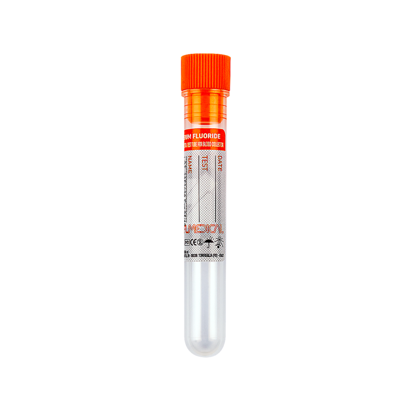 provetta con fluoruro di potassio