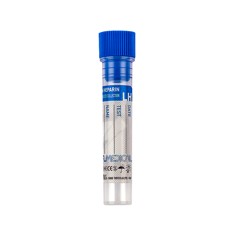 provetta con litio eparina x 1 ml di sangue