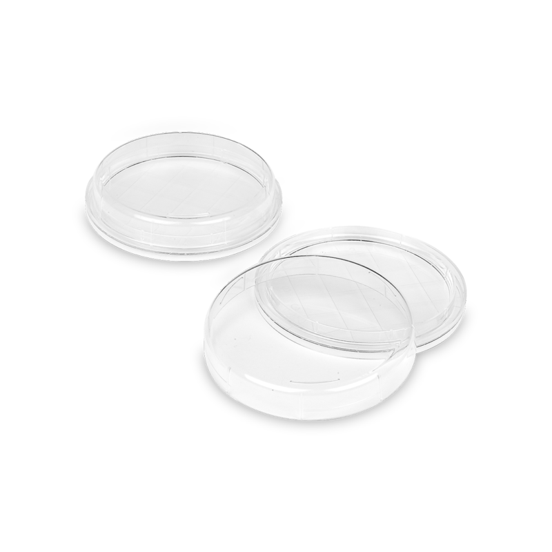 piastra di petri contact tripla ventilazione con griglia di conta e coperchio autobloccante ø 55 mm