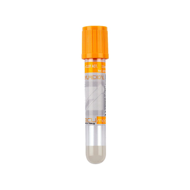 vacumed® con gel separatore + attivatore di coagulazione tappo giallo