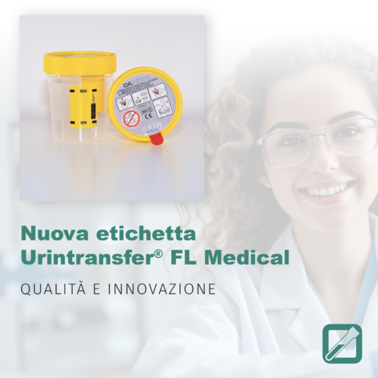 Innovazione e ricerca FL medical: novità nell’etichettatura dei contenitori Urintransfer®